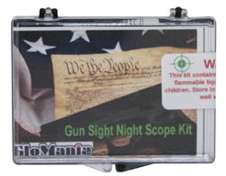 Gun Night Sight Glow in the Dark Basic Kit - Glomania