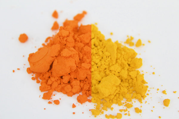 THERMOCHROMIC TEMPERATURE COLOUR CHANGING PIGMENT POWDER - ORANGE TO CLEAR