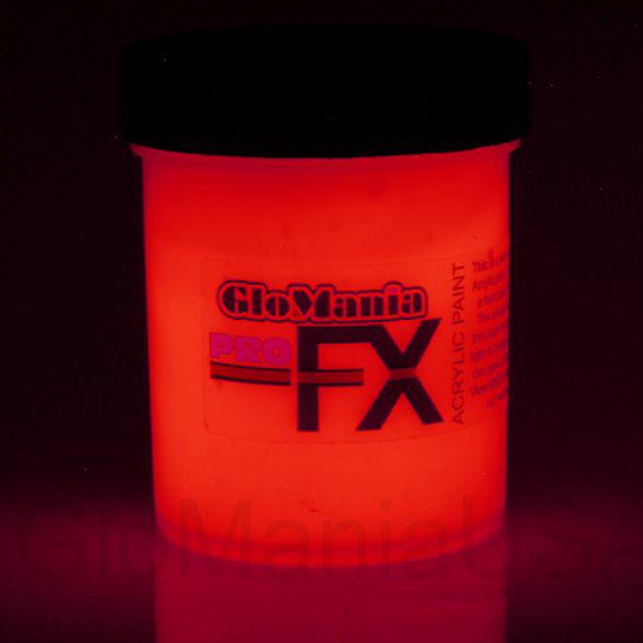 Glomania AQUA MX24 Extreme Glow Paint – 2oz, Invisible By Day, Glows At Night