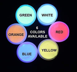 UV Blacklight Invisible Acrylic Paint Set - All 6 colors under blacklight - Glomania