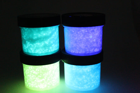 Glomania Green MX24 Extreme Glow In The Dark Paint – 4oz – Glows Under UV & Sunlight